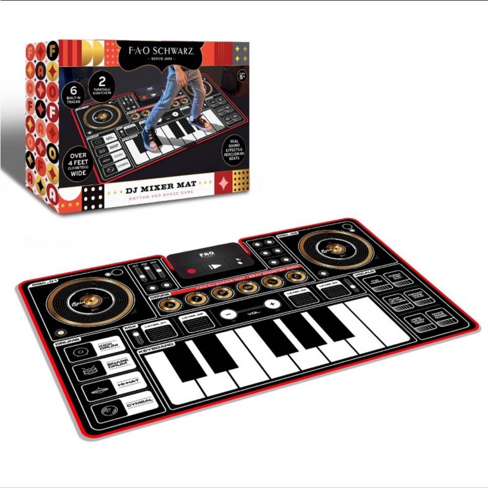FAO Schwarz DJ Mixer Mat Rhythm and dance mat